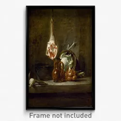 Jean-Siméon Chardin - Still Life with Leg of Lamb