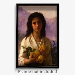 William Adolphe Bouguereau - Girl Holding Lemons