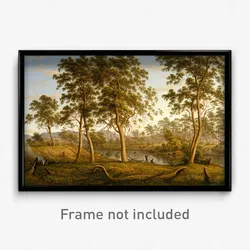 John Glover - Natives on the Ouse River, Van Diemen's Land