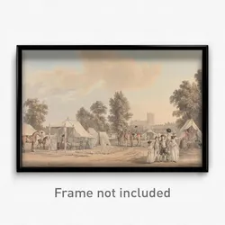 Paul Sandby - An Encampment in St. James Park