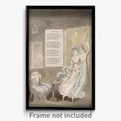 William Blake - The Poems of Thomas Gray, Design 29, "A Long Story."