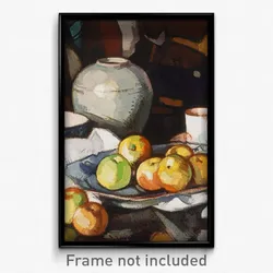 Samuel Peploe - Still life- apples and jar