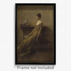 Thomas Wilmer Dewing - Lady in Gold