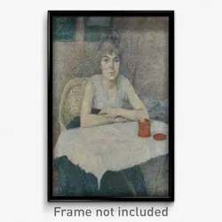 Henri de Toulouse-Lautrec - Young woman at a table, 'Poudre de riz'