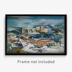 Preston Dickinson - Winter, Harlem River