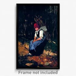 Munkácsy, Mihály - Woman Carrying Faggot