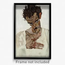 Egon Schiele - Self-Portrait with Lowered Head
