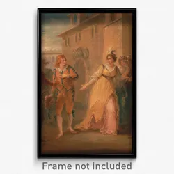 William Hamilton - The revelation of Olivia's betrothal, from "Twelfth Night," Act V, Scene i