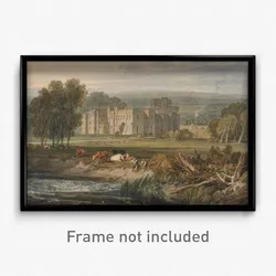 Joseph Mallord William Turner - View of Hampton Court, Herefordshire, from the Southeast