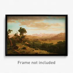 Albert Bierstadt - Wind River Country