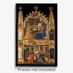 Circle of Ferrer i Arnau Bassa - Annunciation and Three Kings of the Epiphany