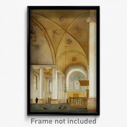 Pieter Saenredam - The Nieuwe Kerk in Haarlem