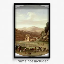Van Poelenburgh, Cornelis - Valley with Ruins and Figures