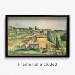 Paul Cézanne - Fields at Bellevue