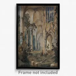 Carl Blechen - Gothic Church Ruin