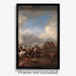Philips Wouwerman - A cavalry battle