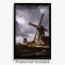 Constable, John - Landscape with Windmills near Haarlem, after Jacob van Ruisdael