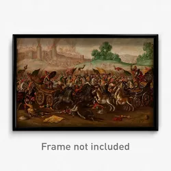 Circle of Juan de la Corte - The Burning of Jerusalem by Nebuchadnezzar’s Army