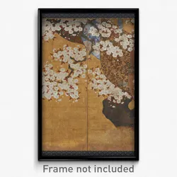 Wind-screen and cherry tree