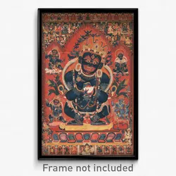 15th-century paintings from Tibet, Central Tibetan - Mahakala, Protector of the Tent - Google Art Project (cropped).jpg