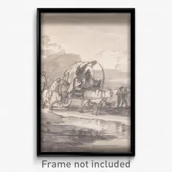 Thomas Gainsborough - Open Landscape with Horsemen and Covered Cart
