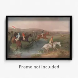William J. Shayer - Steeplechasing- The Hurdle