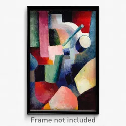 August Macke - Colored Composition of Forms, 1914