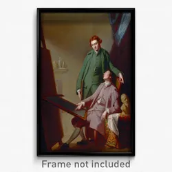 George Romney - A Conversation (The Artist's Brothers, Peter and James Romney)