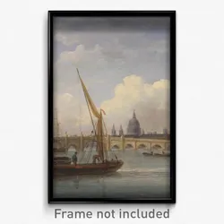 William Anderson - London Bridge, with St. Paul's Cathedral in the distance