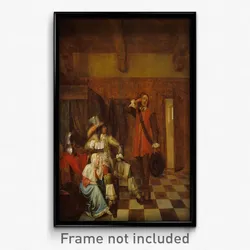 Pieter de Hooch - Bringer of Bad News