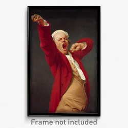 Joseph Ducreux (French) - Self-Portrait, Yawning