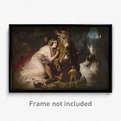 Edwin Landseer - Scene from A Midsummer Night's Dream. Titania and Bottom