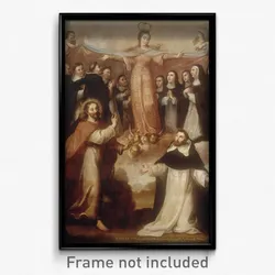 Miguel Cabrera - Allegory of the Virgin Patroness of the Dominicans