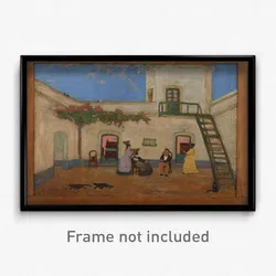 Pedro Figari - El Patio o Patio Unitario