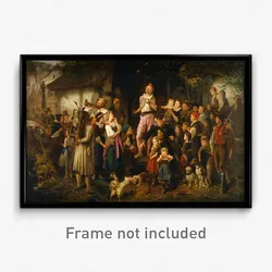 Fritz Beinke - The juggler- a village fair