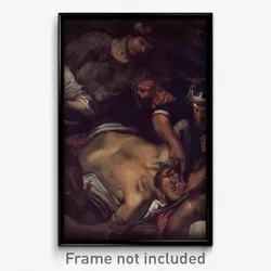 Gioacchino Assereto - The Philistines Gouging out Samson's Eyes