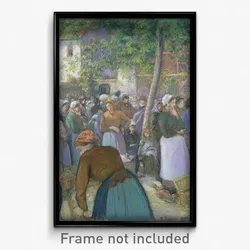 Camille Pissarro - Poultry Market at Gisors