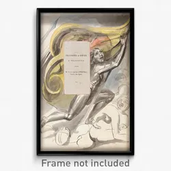 William Blake - The Poems of Thomas Gray, Design 87, "The Triumphs of Owen."