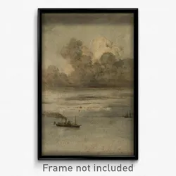 Prilidiano Pueyrredon - Paisaje con barcos