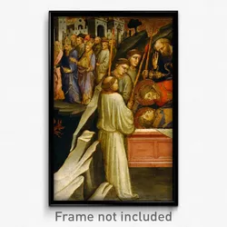 Mariotto di Nardo - Predella Panel Representing the Legend of St. Stephen- Devils Agitating the Sea as Giuliana Transpor...