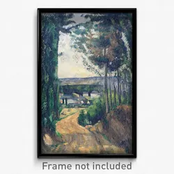 Paul Cézanne - Road leading to the lake