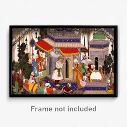 Basawan - Akbar visits the tomb of Khwajah Mu'in ad-Din Chishti at Ajmer - Google Art Project (cropped).jpg