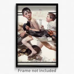 Norman Rockwell - No Swimming