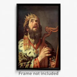 Gerard van Honthorst - King David Playing the Harp
