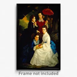 Juan Cordero - Portrait of the Daughters of Manuel Cordero