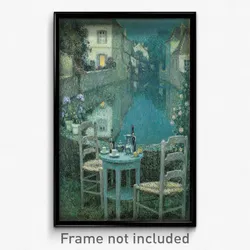 Henri Le Sidaner - Small Table in Evening Dusk