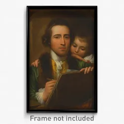 Benjamin West - The Artist and His Son Raphael
