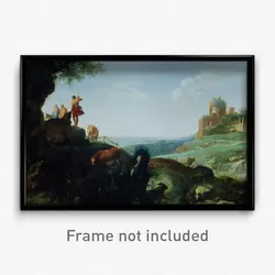 Cornelis van Poelenburch - Landscape with the Flight to Egypt