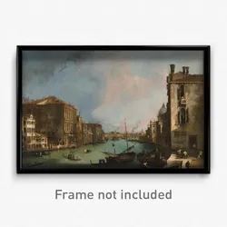 Canaletto - The Grand Canal in Venice with the Palazzo Corner Ca'Grande