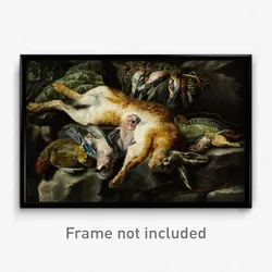 Jan Fyt - Bagged Hare and Game-Fowl